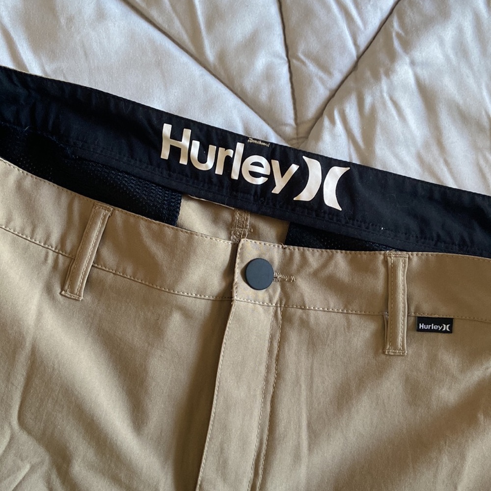 Hurley brand khaki shorts